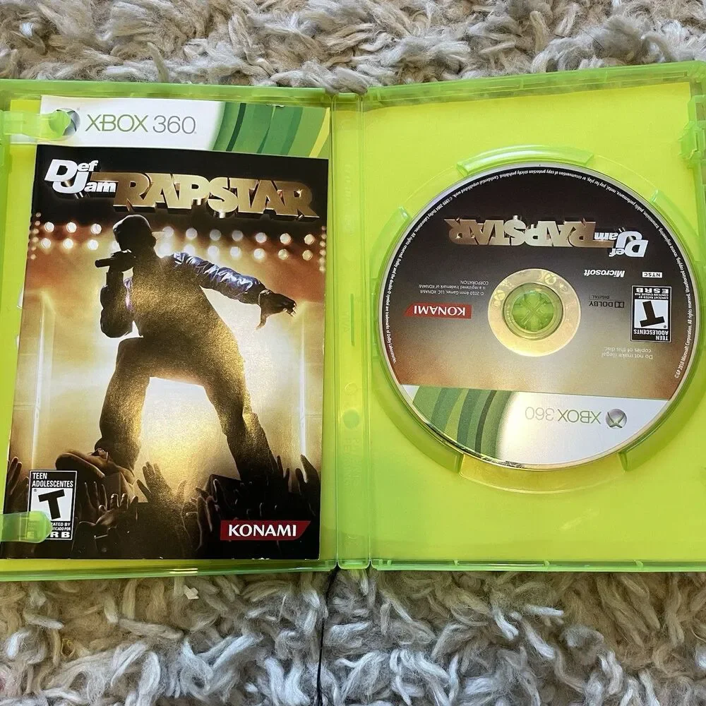Def Jam Rapstar Xbox 360 Video Game Tested Working